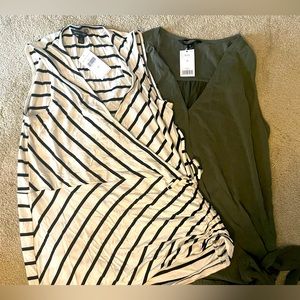 TWO NWT Banana Republic tops